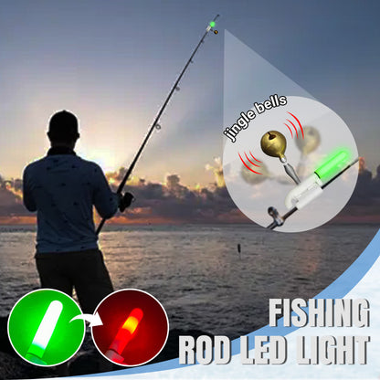 🎣Fishing Rod LED Light with Buzzer Bell🔥