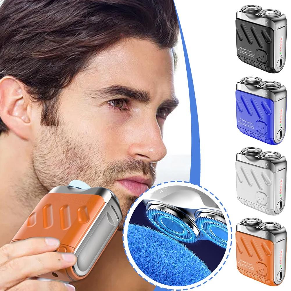 🔥 Mini Electric Rotary Dual Ring Pocket Shaver