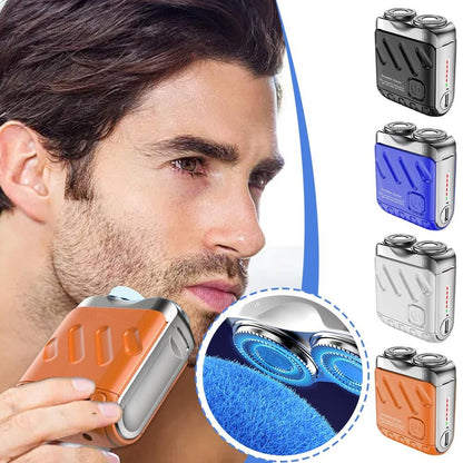 🔥 Mini Electric Rotary Dual Ring Pocket Shaver