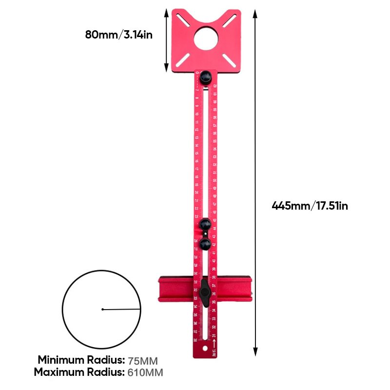 3 in 1 Router Milling Groove Bracket