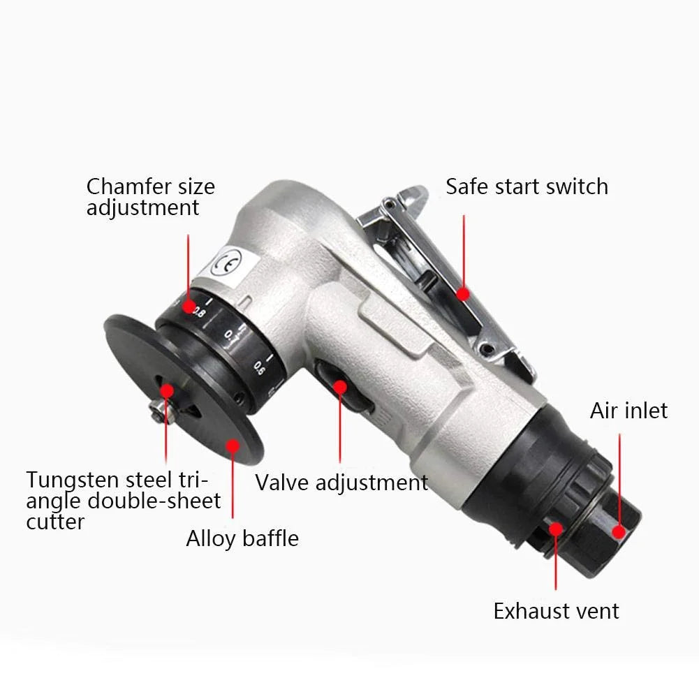 Chamfering Mini Deburring Metal 30000rpm Circular Edge