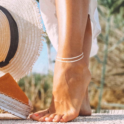💜BUY 1 GET 1 FREE💜Dainty Layered waterproof anklet