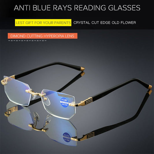 Sapphire high hardness anti-blue progressive Far And Near Dual-Use Reading Glasses