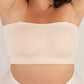 🤎Convertible Strapless Bandeau Bra with Wireless Comfort, Anti-Slip Grip & Removable Straps