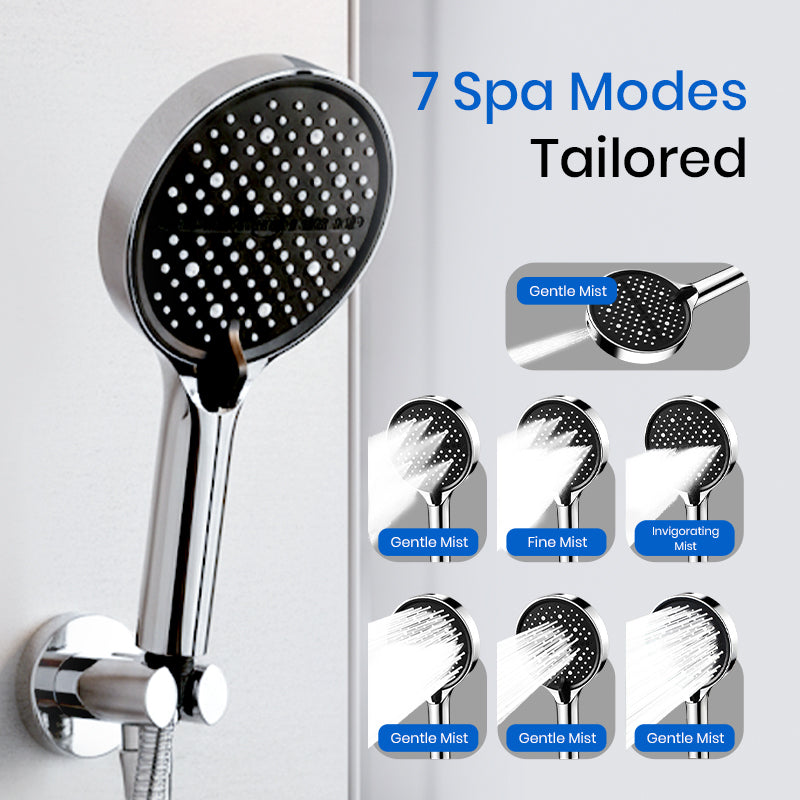 🚿 High-Pressure Rainfall Shower Head - 360° Adjustable Angle, Easy-Clean Nozzles & Universal Fit for Refreshing Showers 💦📦