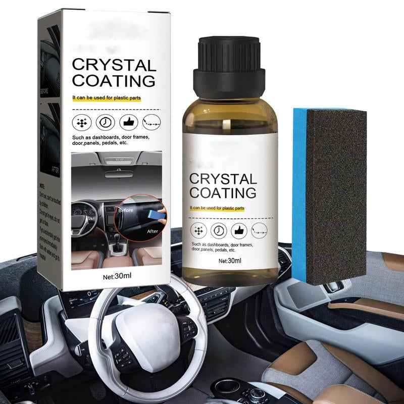 [Free give sponge] car plastic renovation coating🔥