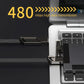 4-in-1 [60W Fast Charging & Data Sync] Flat Braided Anti-Tangle Charger Cord with Velcro