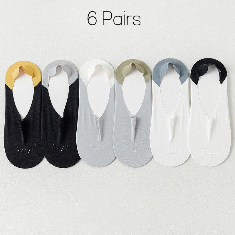 Breathable Ice Silk Non-slip Socks