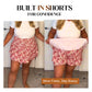 Lightweight Slimming Floral Ruffle Tiered Skirt