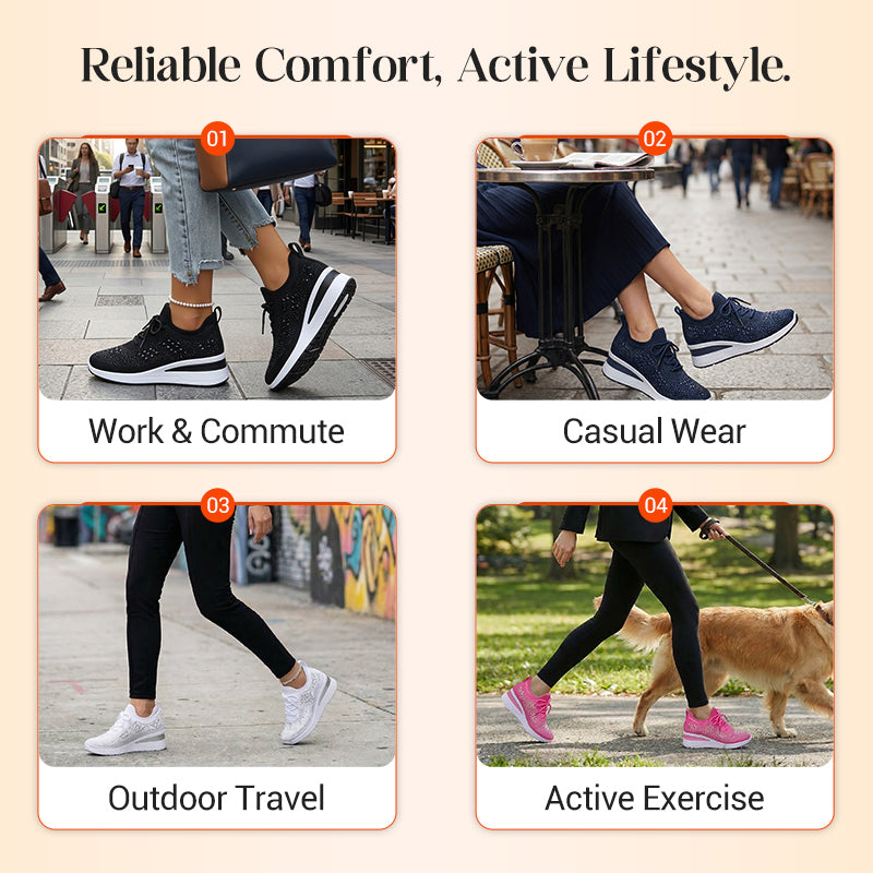 👟 Rhinestones-Embellished Breathable Mesh Sneakers – Sparkle Design, Airy Comfort & Grippy Soles ✨