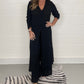 Casual Two Pieces Suit With Long Top & Matching Trouser