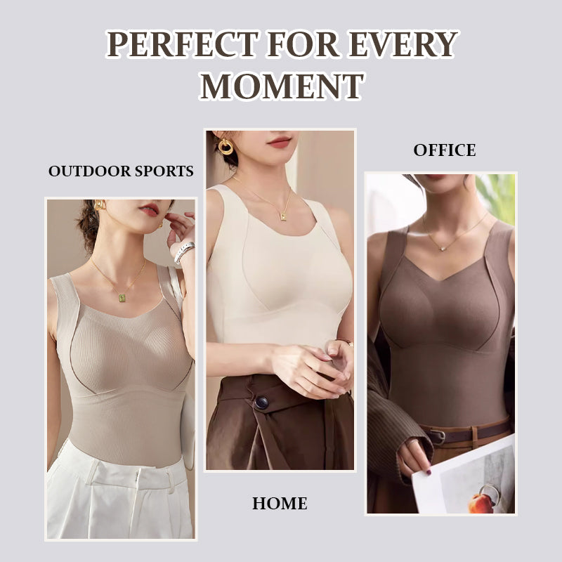 🌟Thickened Warm Tank Top with Shelf Bra