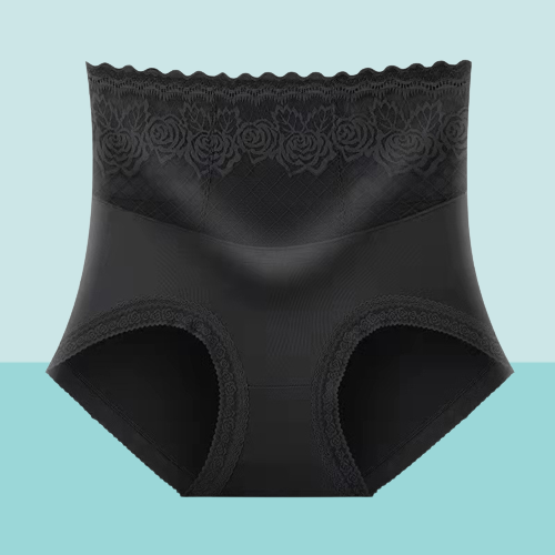 High Waist Anti-Side Leakage Lace Panties