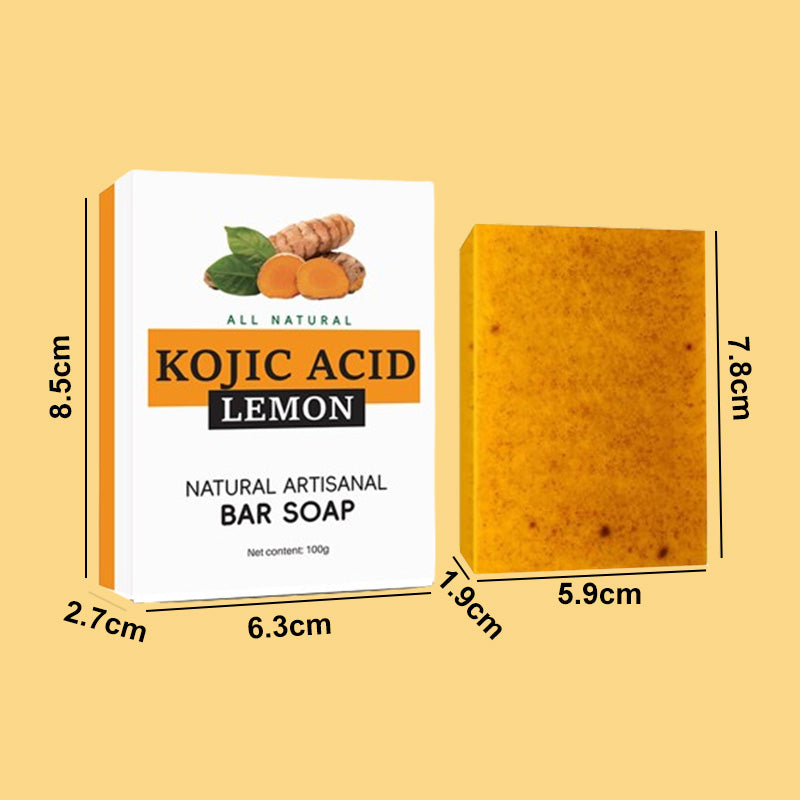 Lemon Turmeric & Kojic Acid Soap Bars