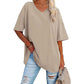 Women's Casual Loose V-neck T-shirt