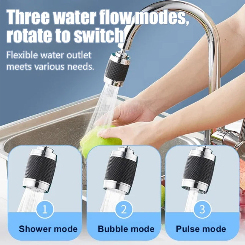 360-Degree Swivel Splash-Proof Faucet Aerator