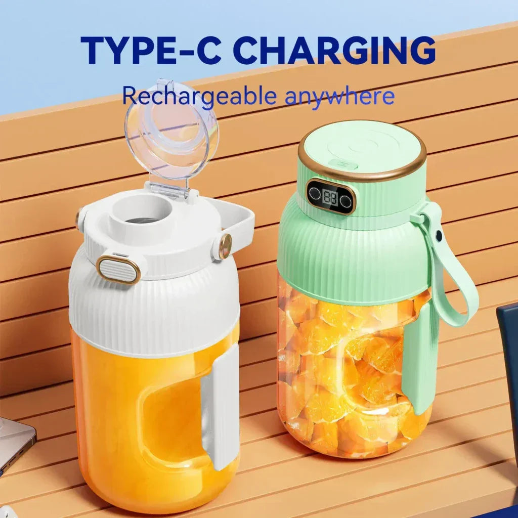 🔥Summer Hot Sale ❄️Multifunctional Portable Juicer Cup With Digital Display