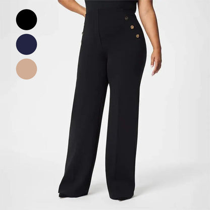 🔥Three Lengths Available🔥 Winter High Stretch High Waist Wide Leg Trousers