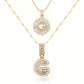 💖2 Pack - Initial Letter Pendant Necklaces