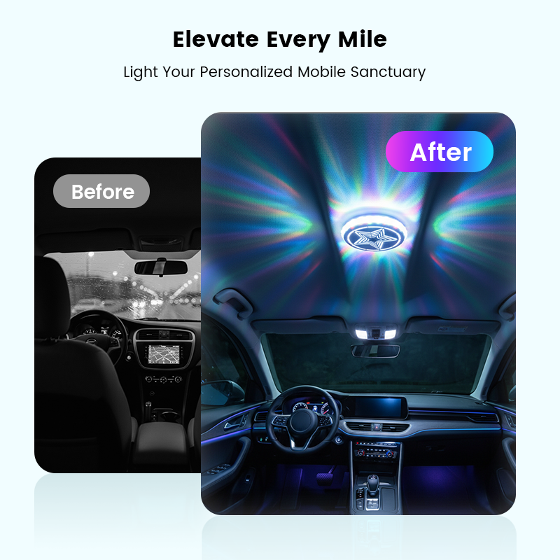 ✨【Car Interior Roof Light - Magnetic Multi-Mode Rechargeable】✨