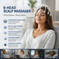Cordless 8-Point Electric Scalp Massager – 4 Vibration Modes & USB-C Rechargeable
