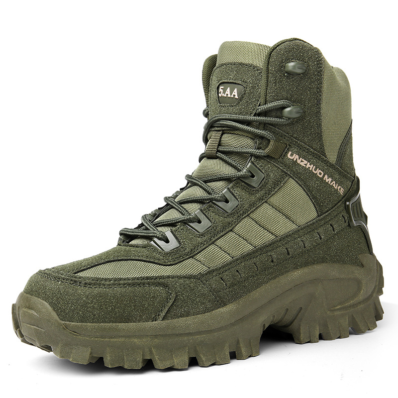 Men's Waterproof Outdoor Anti-Puncture Work Combat Boots (Durability Upgrade)