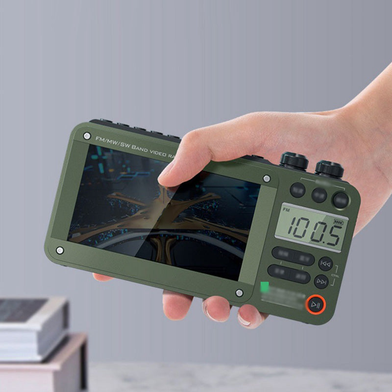 High-end Video Plug-in Bluetooth Pocket Full Band Video Radio