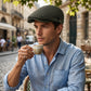 🧢Breathable Flat Cap with Adjustable Strap – Mesh Fabric, Classic Ivy Style & Built-in Sweatband – All-Day Comfort🌞