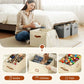 👟 Fabric Shoe Organizer Storage Box – Foldable, Large Capacity, Dustproof & Breathable for Closet & Bedroom 🧺✨