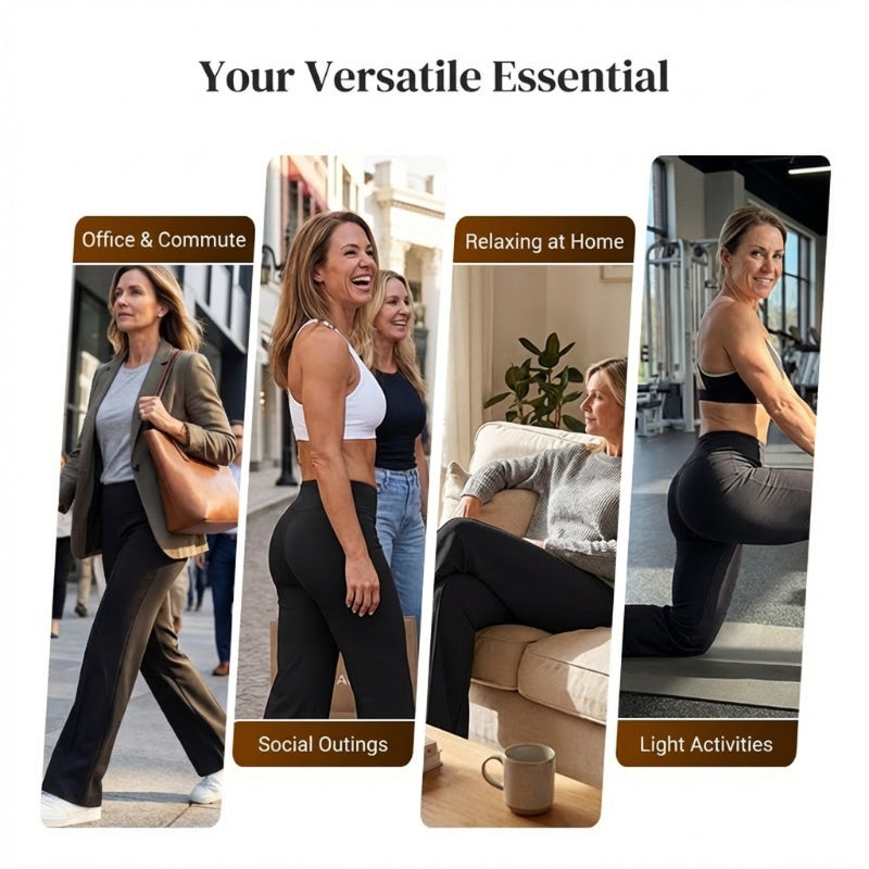 💥50K+ SOLD💕Women's Casual High Waist Wide Leg Pants