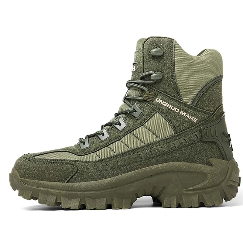 Men's Waterproof Outdoor Anti-Puncture Work Combat Boots (Durability Upgrade)