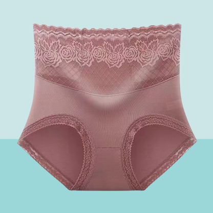 High Waist Anti-Side Leakage Lace Panties