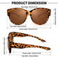 👓UV400 Protection Fit Over Glasses Sunglasses