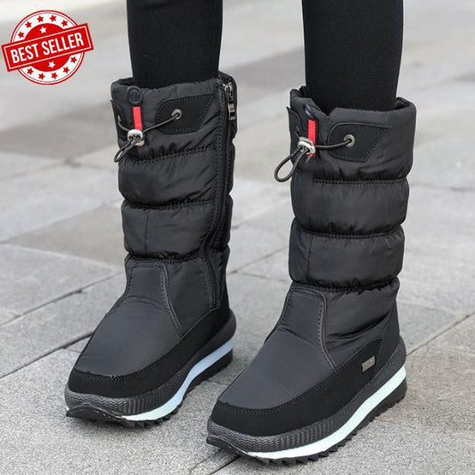 Premium Waterproof Faux Fur Non-Slip Women's Snow Boots