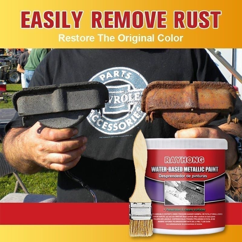 Water-based Metal Rust Remover Metallic Paint