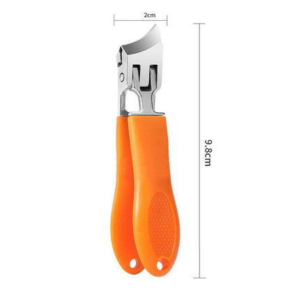 🔥HOT SALE🔥Wide Jaw Opening Anti-Splash Slanted Nail Clipper