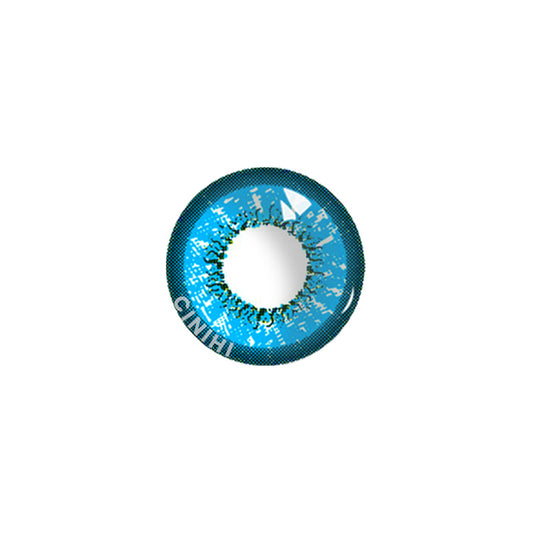 Love Leaf Blue Cosmetic Colored Contact Lenses