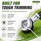 ⚙️🌿 Aluminum Trimmer Head – 4-Line Cutting & Universal Fit – Heavy-Duty & Easy Line Replacement 🏡