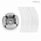 ⚙️🌿 Aluminum Trimmer Head – 4-Line Cutting & Universal Fit – Heavy-Duty & Easy Line Replacement 🏡