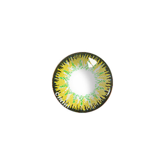 Vega Tricolor Golden Brown Cosmetic Colored Contact Lenses