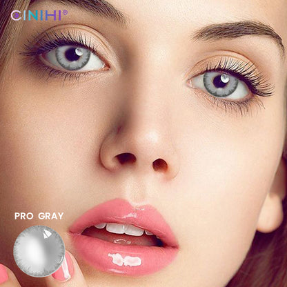 PRO Gray Cosmetic Colored Contact Lenses