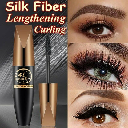 4D Waterproof Silk Fibre Thick Lengthening Mascara