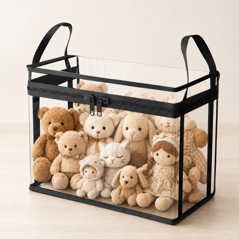 🔥Buy 2 Get 1 Free📦Portable Large Heavy-Duty Thick Plastic Clear Storage Box with Hinged Lid | Home, Travel & Camping