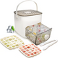 Portable Ice Maker with Lid and Storage Box🧊