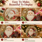 🎄Christmas Pearl Diamond Art Hanging Ornament Kit | Resistant Non-Fading Pearl Beads DIY Handmade Holiday Hanging Decor 🎅💎