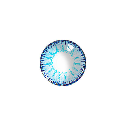 Vega Tricolor Blue Cosmetic Colored Contact Lenses