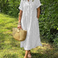 🔥Striped Lapel Button Down Shirt Dress | With Functional Pockets