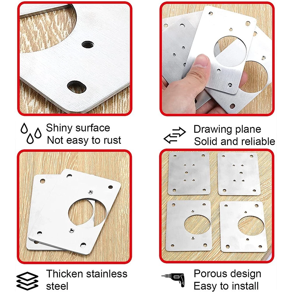 Cabinet Hinge Repair Plate