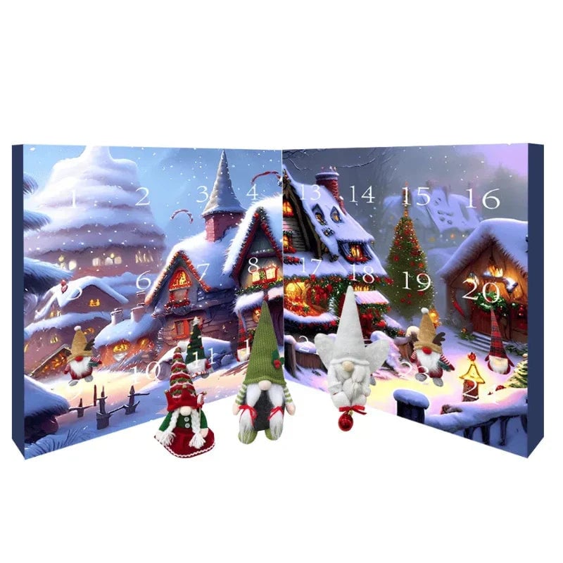 💝Gift Idea 🌲2025 Christmas Gnome Advent Calendar🎅