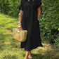 🔥Striped Lapel Button Down Shirt Dress | With Functional Pockets
